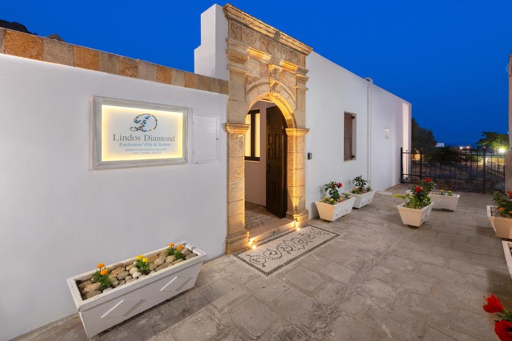 Lindos Diamond Exclusive Villa Exterior foto