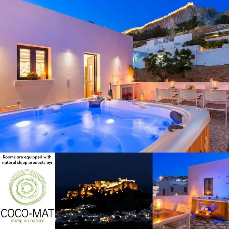 Lindos Diamond Exclusive Villa Exterior foto
